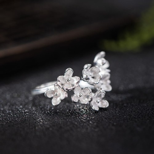 925 Silver Osmanthus Fragrans Ring