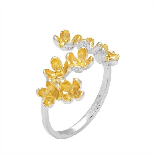 925 Silver Osmanthus Fragrans Ring