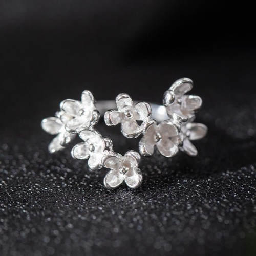925 Silver Osmanthus Fragrans Ring