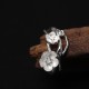 925 Sterling Silver Plum Blossom Balance Ring 925 Sterling Silver Plum Blossom Balance Ring