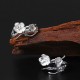 925 Sterling Silver Plum Blossom Balance Ring 925 Sterling Silver Plum Blossom Balance Ring