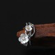 925 Sterling Silver Plum Blossom Balance Ring 925 Sterling Silver Plum Blossom Balance Ring