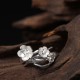 925 Sterling Silver Plum Blossom Balance Ring 925 Sterling Silver Plum Blossom Balance Ring