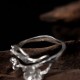 925 Sterling Silver Plum Blossom Balance Ring 925 Sterling Silver Plum Blossom Balance Ring