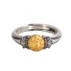 925 Silver Plated Gold Bodhisattva Tara Protection Ring