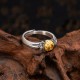 925 Silver Plated Gold Bodhisattva Tara Protection Ring