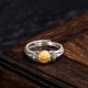 925 Silver Plated Gold Bodhisattva Tara Protection Ring