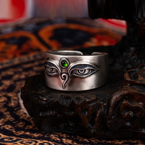 925 Sterling Silver Bodhisattva Tara Calm Ring 925 Sterling Silver Bodhisattva Tara Calm Ring
