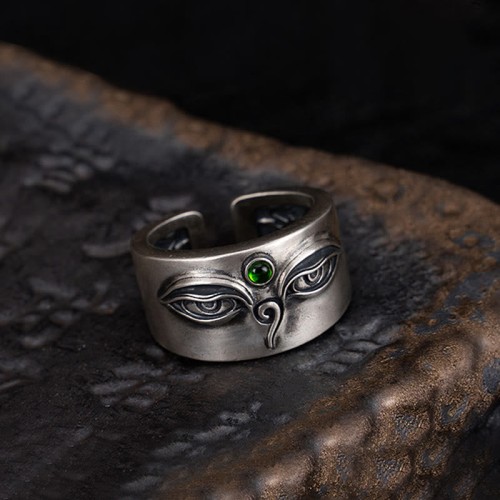 925 Sterling Silver Bodhisattva Tara Calm Ring 925 Sterling Silver Bodhisattva Tara Calm Ring