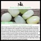 925 Silver Jade Green Rose Luck Ring