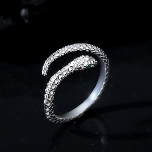 999 Silver Snake-shaped Open Blessing Ring 999 Silver Snake-shaped Open Blessing Ring