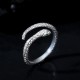 999 Silver Snake-shaped Open Blessing Ring 999 Silver Snake-shaped Open Blessing Ring