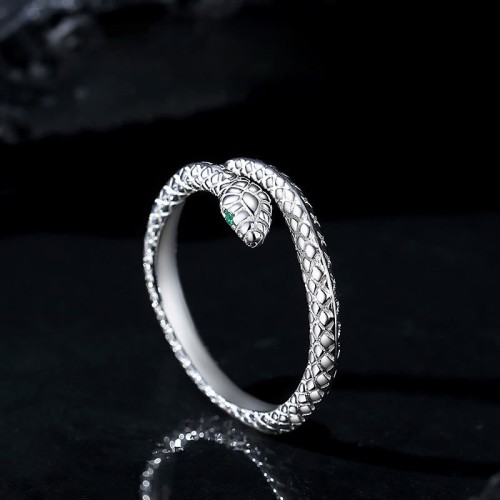 999 Silver Snake-shaped Open Blessing Ring 999 Silver Snake-shaped Open Blessing Ring