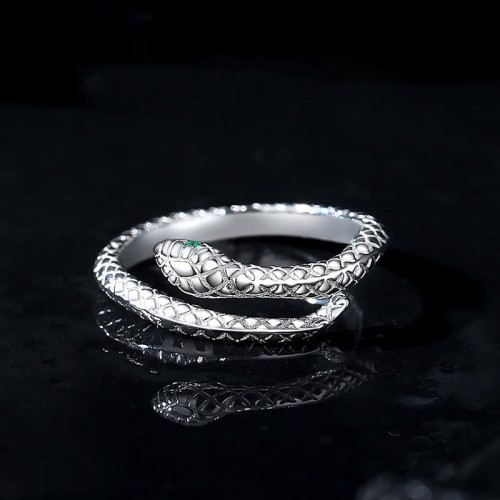 999 Silver Snake-shaped Open Blessing Ring 999 Silver Snake-shaped Open Blessing Ring