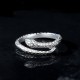 999 Silver Snake-shaped Open Blessing Ring 999 Silver Snake-shaped Open Blessing Ring