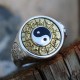 Yin Yang Chinese Zodiac Copper Wealth Ring Yin Yang Chinese Zodiac Copper Wealth Ring