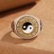 Yin Yang Chinese Zodiac Copper Wealth Ring Yin Yang Chinese Zodiac Copper Wealth Ring