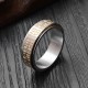 Bagua Yin Yang Chinese Characters Titanium Steel Ring