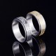 Bagua Yin Yang Chinese Characters Titanium Steel Ring