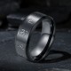 Black Jambhala Titanium Steel Balance Ring Black Jambhala Titanium Steel Balance Ring