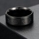 Black Jambhala Titanium Steel Balance Ring Black Jambhala Titanium Steel Balance Ring