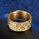 Auspicious Clouds Heart Sutra Titanium Steel Ring Auspicious Clouds Heart Sutra Titanium Steel Ring