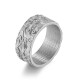 Auspicious Clouds Heart Sutra Titanium Steel Ring Auspicious Clouds Heart Sutra Titanium Steel Ring