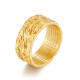 Auspicious Clouds Heart Sutra Titanium Steel Ring Auspicious Clouds Heart Sutra Titanium Steel Ring