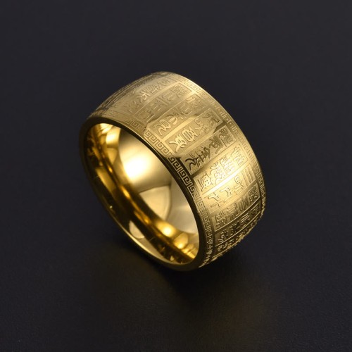 Chinese Characters Titanium Balance Ring Chinese Characters Titanium Balance Ring