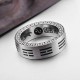 Bagua Yin Yang Taoist Mantra Titanium Steel Harmony Ring Bagua Yin Yang Taoist Mantra Titanium Steel Harmony Ring
