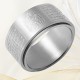Chinese Zodiac Buddha Heart Sutra Ring