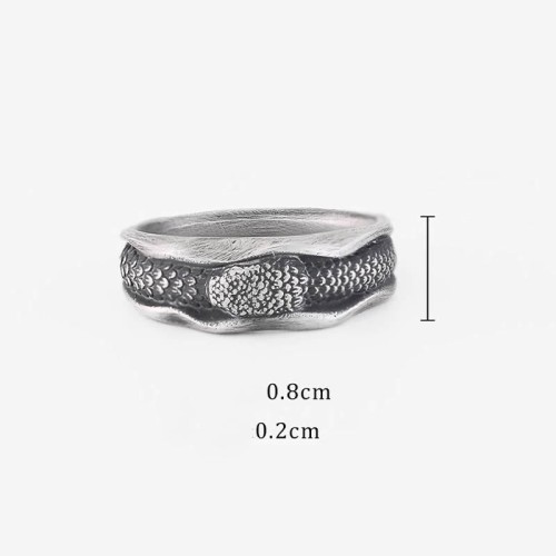 999 Silver Snake Year of the Snake Ring 999 Silver Snake Year of the Snake Ring