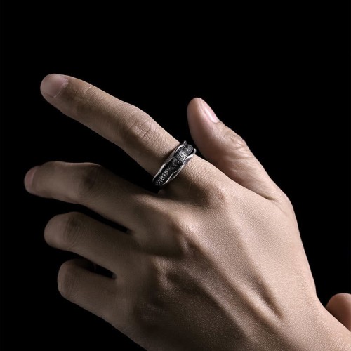 999 Silver Snake Year of the Snake Ring 999 Silver Snake Year of the Snake Ring