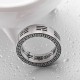 Bagua Yin Yang Taoist Mantra Titanium Steel Harmony Ring Bagua Yin Yang Taoist Mantra Titanium Steel Harmony Ring
