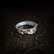 999 Sterling Silver Buddha Eyes Protection Ring 999 Sterling Silver Buddha Eyes Protection Ring