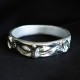 999 Sterling Silver Buddha Eyes Protection Ring 999 Sterling Silver Buddha Eyes Protection Ring