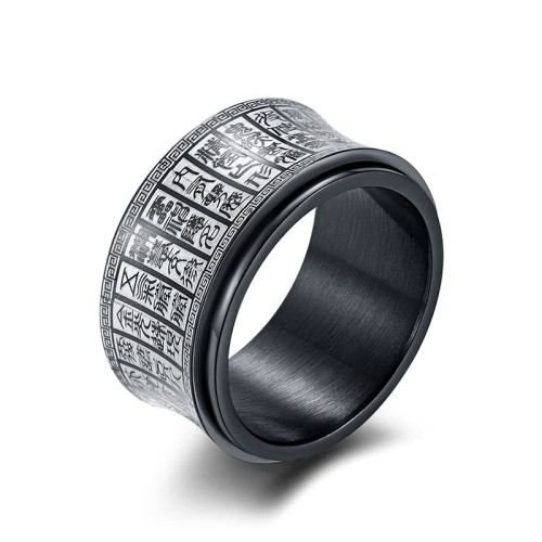 Tibetan Seal Golden Light Mantra Ring Tibetan Seal Golden Light Mantra Ring