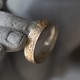 Buddha Stone Gold-Painted Peaceful Ring Buddha Stone Gold-Painted Peaceful Ring