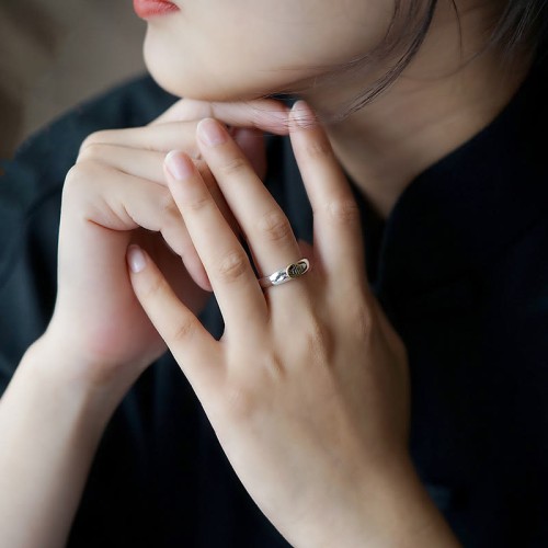 Tibetan Om Mani Padme Hum Buddha Peace Ring