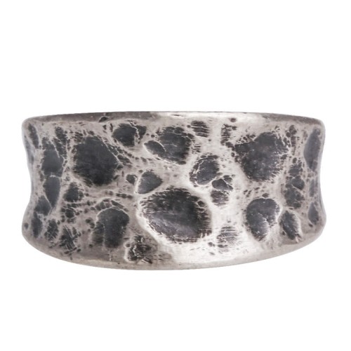 925 Silver Bump Texture Protection Ring