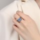 Blue Butterfly Love Ring Blue Butterfly Love Ring