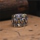 925 Silver Fengshui Kui Cattle Protection Ring