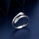 925 Silver Love Hug Thumb Ring 925 Silver Love Hug Thumb Ring