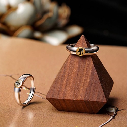 Tibetan Om Mani Padme Hum Buddha Peace Ring