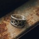 925 Silver Bump Texture Protection Ring