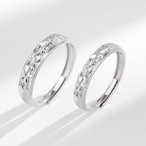 925 Silver PiXiu Balance Couple Ring