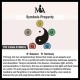 Bagua Yin Yang Chinese Characters Titanium Steel Ring