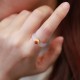 Agate Cyan Jade Protection Ring