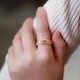 Agate Cyan Jade Protection Ring