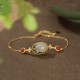 925 Sterling Silver Hetian Jade Vine Luck Set 925 Sterling Silver Hetian Jade Vine Luck Set